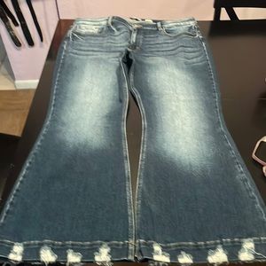 BNWOT KANCAN “SIGNATURE KURV MID-RISE FLARE” JEANS PLUS SIZE 36/30 BOGOFREE SHIP